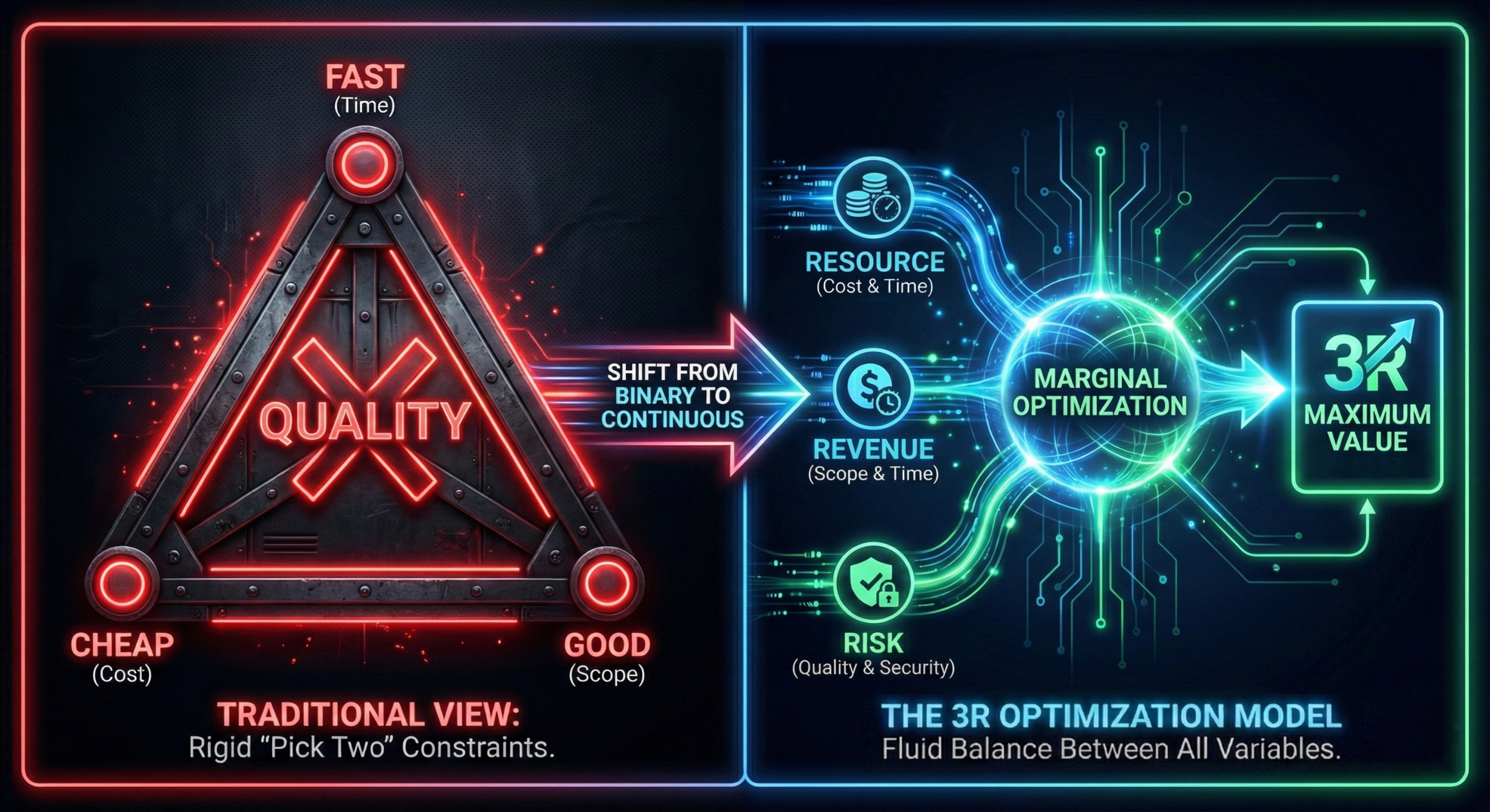 From Binary Trade-offs to 3R Optimization